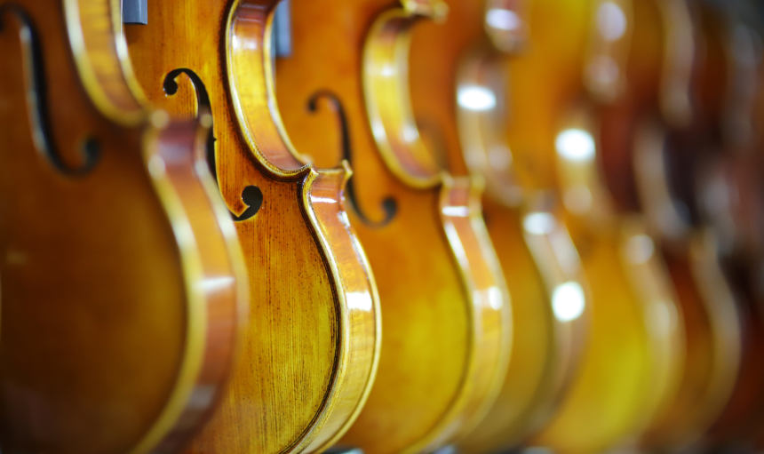 Kwaliteit violen bij Major7 Musicteachers