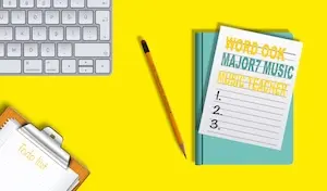 Afbeelding van een todo list om te solliciteren