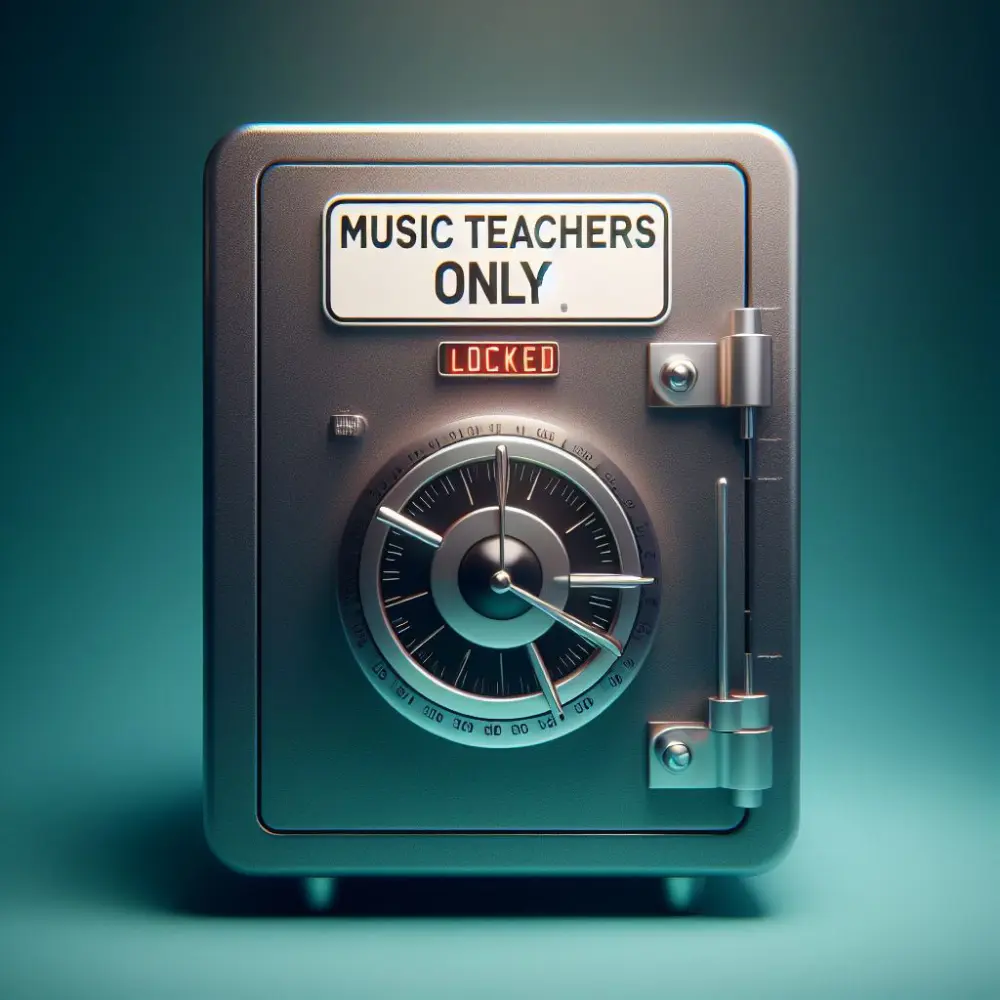 Music Teachers only kluis